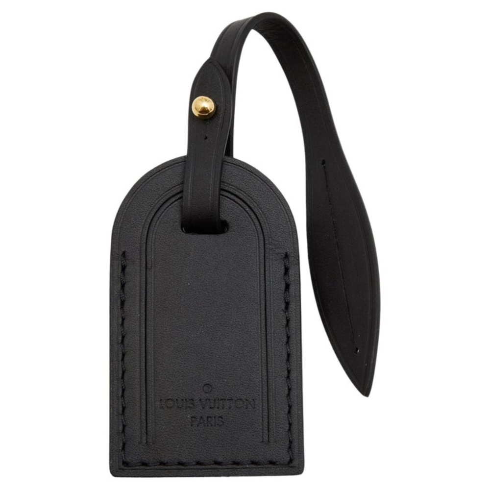 LOUIS VUITTON NEW BLACK EMPREINTE LUGGAGE TAG - Picture 10 of 11